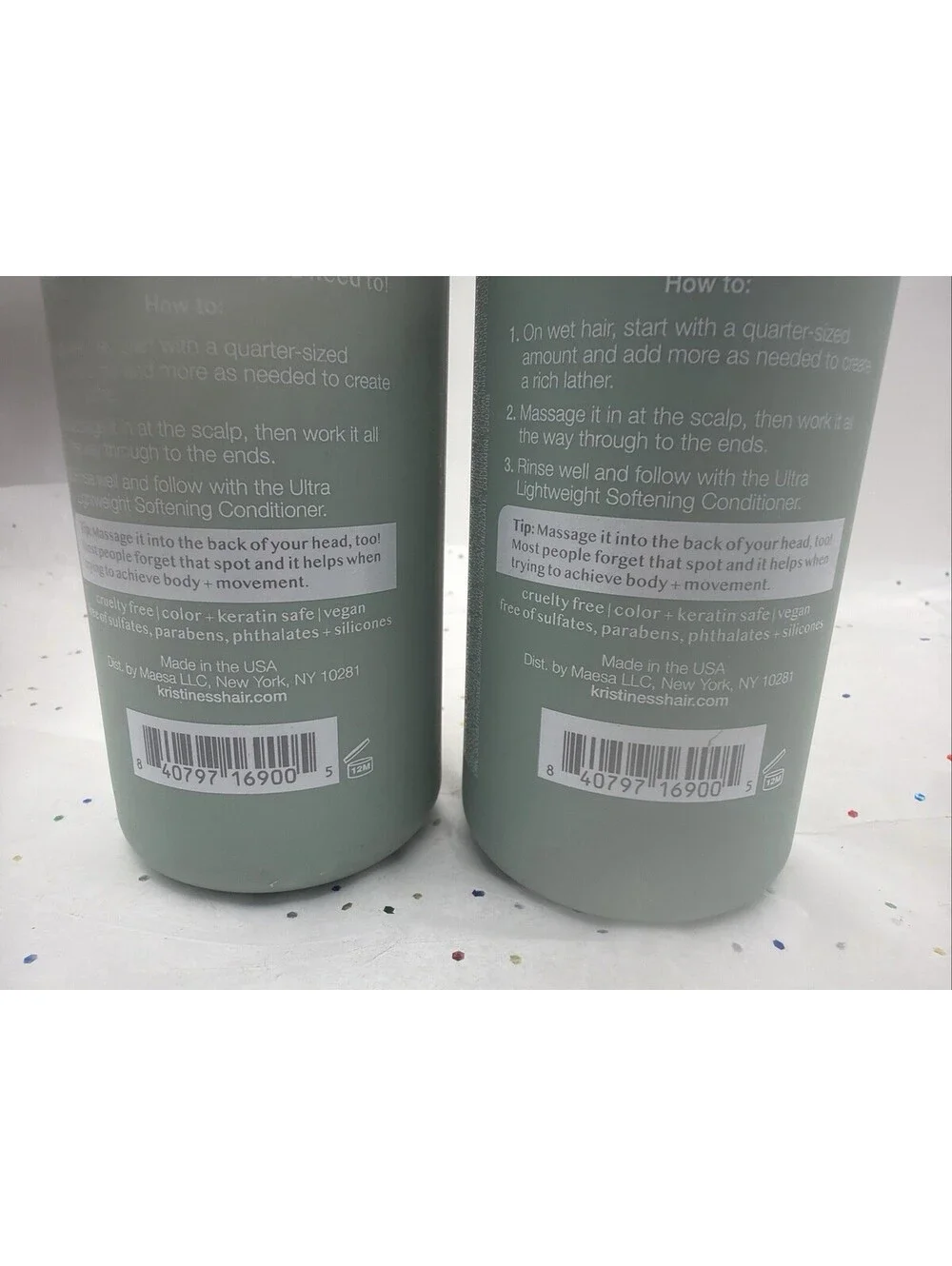 (2 Pack) Kristin Ess Ultra Rich Softening Shampoo 10oz Duo Salon Hair Care NWOB